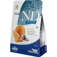 N＆D オーシャン ニシン・パンプキン（オレンジ入り）成猫用 300g