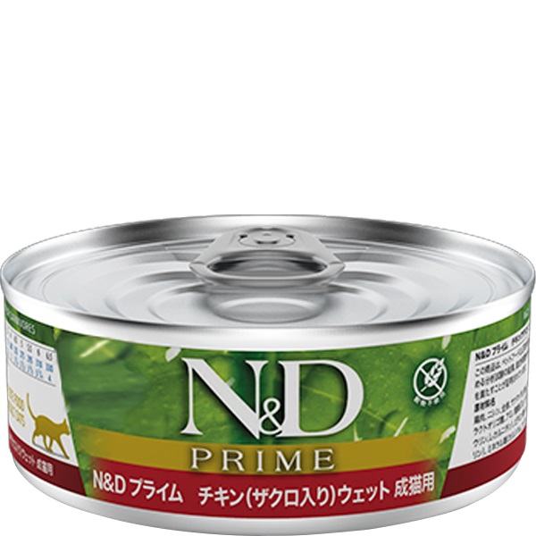 N＆D プライム チキン（ザクロ入り） ウェット 成猫用 70g
