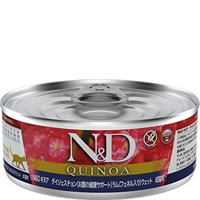 N＆D キヌア ダイジェスチョン （お腹の健康サポート） ラム（フェネル入り） ウェット 成猫用 80g