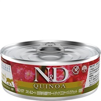 N＆D キヌア スキン＆コート（皮膚被毛健康サポート） ダック（ココナッツ入り） ウェット 成猫用 80g