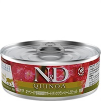 N＆D キヌア ユリナリー（下部尿路健康サポート） ダック（クランベリー入り） ウェット 成猫用 80g