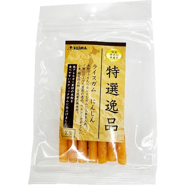 特選逸品 ライスガム にんじん 7本