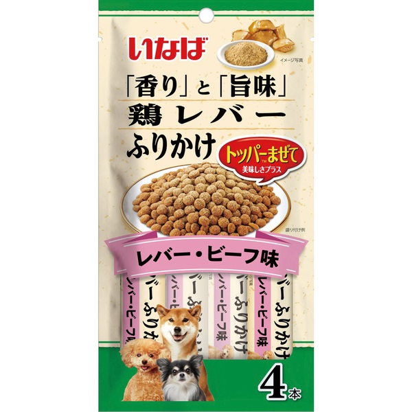 いなば トッパーまぜて 鶏レバーふりかけ レバー・ビーフ味 3g×4本