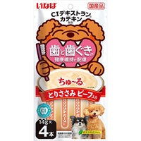 いなば ちゅ～る 歯と歯ぐきの健康維持に配慮 とりささみ ビーフ入り 14g×4本 ［ちゅーる］