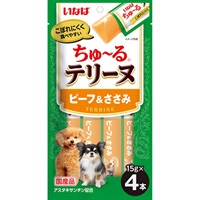 いなば ちゅ～るテリーヌ ビーフ＆ささみ 15g×4本 ［ちゅーる］