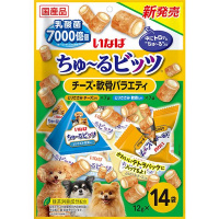 いなば ちゅ～るビッツ チーズ・軟骨バラエティ 12g×14個 ［ちゅーる］