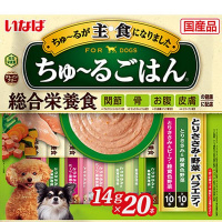 いなば ちゅ～るごはん とりささみ・野菜バラエティ 14g×20本 ［ちゅーる］