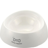 ワンちゃんの食べやすい食器 S 浅型 ボーン