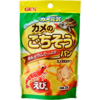 カメ元気 カメのごちそうパン えび味 20g
