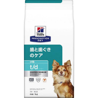 【取寄せ】［特別療法食］ヒルズ プリスクリプション・ダイエット 犬用 歯と歯ぐきのケア t/d 小粒 ドライ 1kg