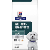 【取寄せ】［特別療法食］ヒルズ プリスクリプション・ダイエット 犬用 消化・体重・糖尿病の管理 w/d 小粒 ドライ 1kg
