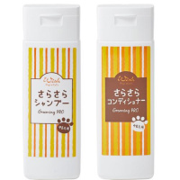 【セット販売】ウィッシュ グルーミングプロ シャンプー＆コンディショナー さらさら 220ml