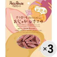 【セット販売】素材メモ さつまいも入りおじゃがなささみ お徳用 80g×3コ