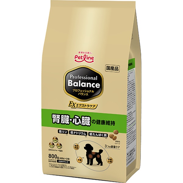 プロフェッショナル・バランス エクストラケア 腎臓・心臓の健康維持 800g（400g×2袋）