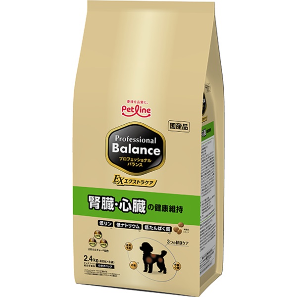 プロフェッショナル・バランス エクストラケア 腎臓・心臓の健康維持 2.4kg（400g×6袋）