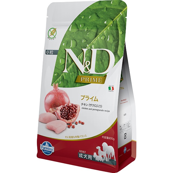 N＆D プライム チキン（ザクロ入り） 成犬用 800g
