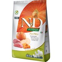 N＆D パンプキン ワイルドボア（アップル入り） 成犬用 2.5kg