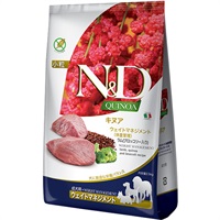 N＆D キヌア ウェイトマネジメント（体重管理） ラム（ブロッコリー入り） 成犬用 2.5kg