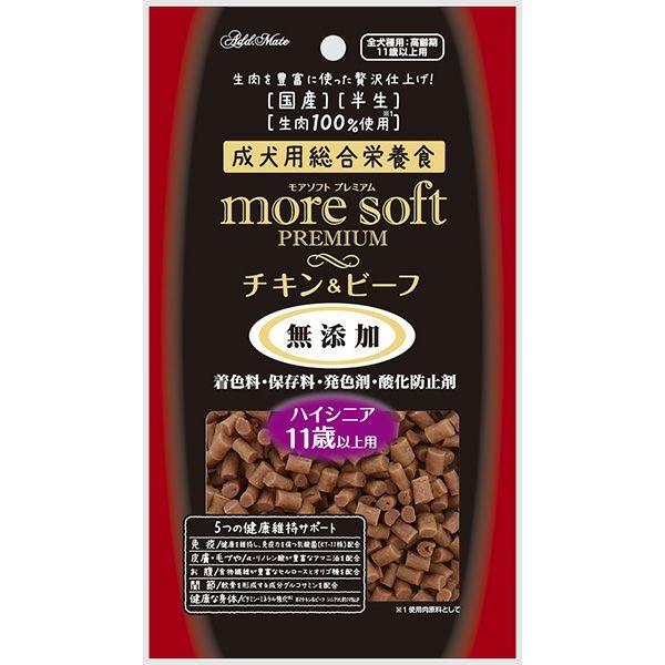 モアソフト プレミアム チキン＆ビーフ ハイシニア 60g