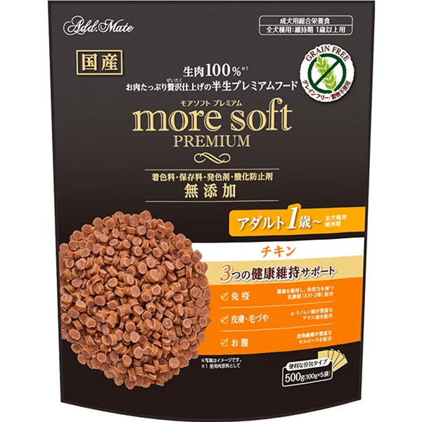 モアソフト プレミアム チキン アダルト 500g