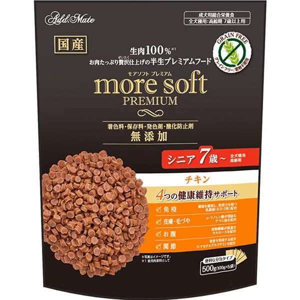 モアソフト プレミアム チキン シニア 500g