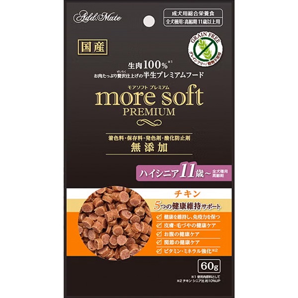 モアソフト プレミアム チキン ハイシニア 60g