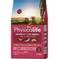 【あす宅】Physicalife（フィジカライフ） 子犬用 離乳～1歳頃 チキン＆大豆入り 2kg