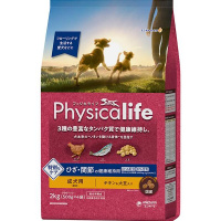 【あす宅】Physicalife（フィジカライフ） 成犬用 ひざ・関節の健康維持用 チキン＆大豆入り 2kg
