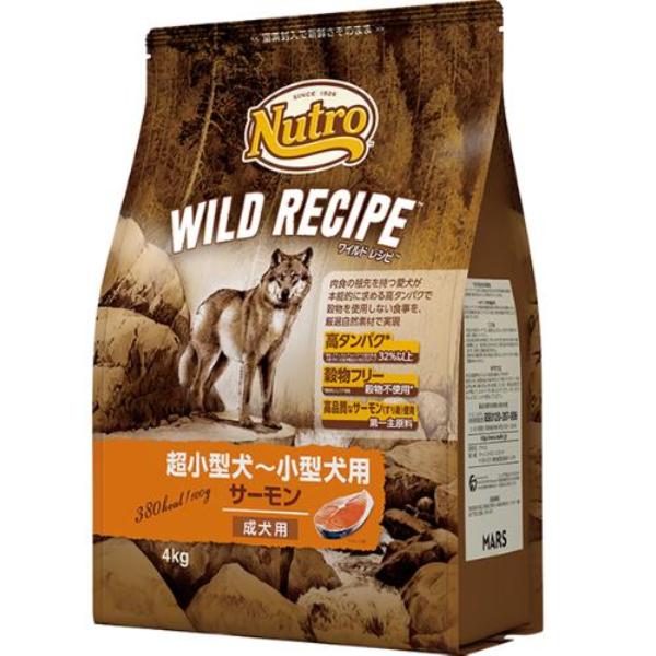 あす宅】ニュートロ ワイルド レシピ サーモン 4kg | ペット用品