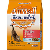 All Well 室内猫用 フィッシュ味 挽き小魚とささみフリーズドライパウダー入り 2.5kg