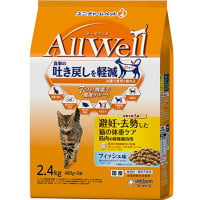 All Well 避妊・去勢した猫の体重ケア 筋肉の健康維持用 フィッシュ味 挽き小魚とささみフリーズドライパウダー入り 2.4kg