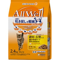 All Well 避妊・去勢した猫の体重ケア 筋肉の健康維持用 チキン味 挽き小魚とささみフリーズドライパウダー入り 2.4kg