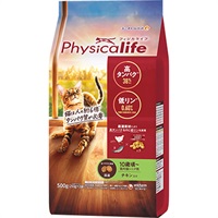 【あす宅】Physicalife（フィジカライフ） 室内猫シニア用 10歳頃～ チキン入り 500g