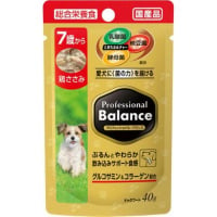 プロフェッショナル・バランス パウチ 7歳から 高齢犬用 鶏ささみ 40g×12コ