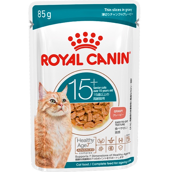 ロイヤルカナン フィーライン ヘルス ニュートリション ウェット エイジング 15+ 15歳以上の高齢猫用 85g×12コ