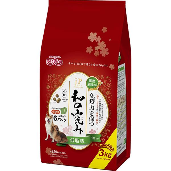 JPスタイル 和の究み 小粒 低脂肪 1歳から 3kg（500g×6パック）