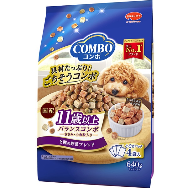 コンボ ドッグ 11歳以上 640g（160g×4袋入）