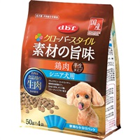 クローバースタイル 素材の旨味 鶏肉 シニア犬用 200g（50g×4袋）