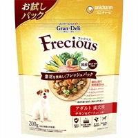 【なくなり次第終了】【あす宅】グラン・デリ フレシャス アダルト 成犬用 チキン＆ビーフ入り 200g