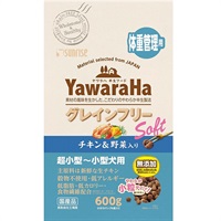 ヤワラハ グレインフリー ソフト チキン＆野菜入り 体重管理用 600g