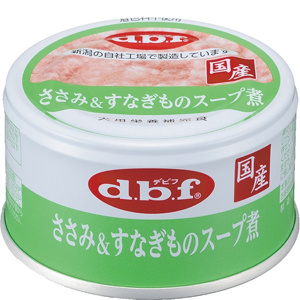 デビフ ささみ＆すなぎものスープ煮 85g×24缶