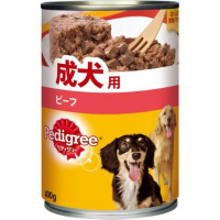 【あす宅】ペディグリー缶 成犬用 ビーフ 400g×24缶