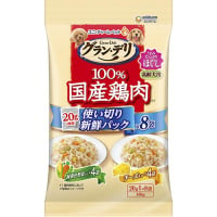 グラン・デリ パウチ 国産鶏ささみ入り ほぐし 使い切り新鮮パック 高齢犬用 緑黄色野菜入り＆チーズ入り 20g×8袋