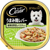 【あす宅】シーザー おうちレシピ うまみ鶏レバー 緑黄色野菜＆パスタ入り 100g×24コ