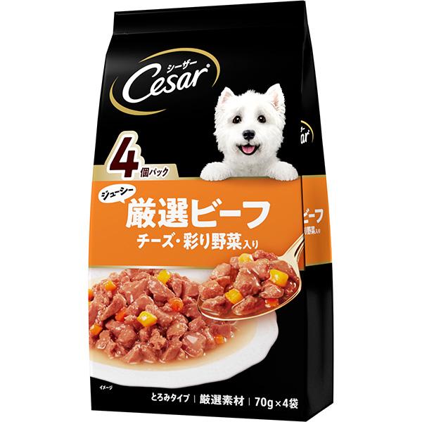 愛犬のお食事を もっとおいしく幸せに-上質なビーフをじっくり煮込み、おいしく仕上げました。-丁寧な調理で素材のおいしさをそのまま閉じ込めました。【原材料】肉類（チキン、鶏レバー、ビーフ等）、野菜類（に