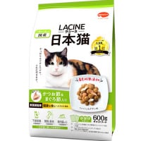 ラシーネ 日本猫 かつお節＆まぐろ節入り 600g（150g×4袋入）