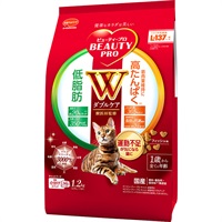 ビューティープロ キャット Wケア 低脂肪・高たんぱく 1.2kg（240g×5袋）