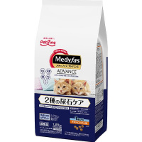 メディファス アドバンス 2種の尿石ケア 1歳から チキン＆フィッシュ味 1.25kg