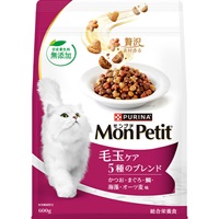 【あす宅】モンプチ バッグ 毛玉ケア 5種のブレンド 600g