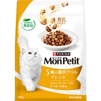 【あす宅】モンプチ バッグ 5種の贅沢グリルブレンド600g